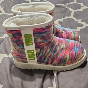 UGG Colorful Kids classic clear mini Pixelate Boots
